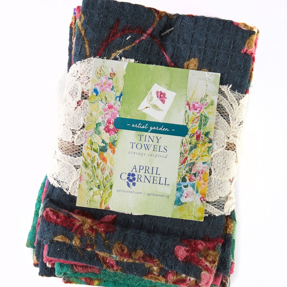 April Cornell Artist Garden Dishcloth Bundle of 6 - Picture 4 of 4